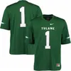 Tulane Green Wave Football Jersey NCAA College Matt voetbaljerseys Forte Michael Pratt Tyjae Spears Dorian Williams Clark Keys III Jackson Celestine