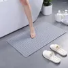 Bath Mats Bathroom Mat Thickness PVC Anti-slip Shower Floor Bathtub Massage With Suction Cup
