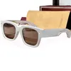 JMM Enzo Acetat Sonnenbrille für Männer handgefertigt klobige Plattenrahmen Luxusqualität Designer Sonnenbrillen Saccoche Trapstar Original Box Enzoi Belize Jacq