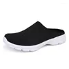 Slippers Summer Half Shoes for Men Women Couples intérieur Les diapositives extérieures se glissent plus sur grande taille 48 49