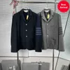 하이 버전 TB Classic Four Bar Lapel Casual Business Unisex Versatile Suit Jacket