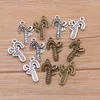 Charms 20pcs 15 21 mm Dwa kolor Magic Wand Bowknot Wiselanty ręcznie robione dekoracja vintage dla biżuterii bransoletki dla majsterkowiczów