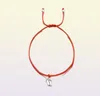 20pcslot charmants pieds doubles familiaux Bracelets Bracelets Simple Red String Charms Gift6392653