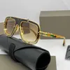 Erkekler için Güneş Gözlüğü DTS 427 Raketo Le Retro Gözlük Tasarımcıları Moda Açık Plaj Stil Gözlükleri Anti-Ultraviyole Hafif Metal Tam Çerçeve Rastgele Kutu