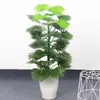 90 cm tropische Palme Große Künstliche Pflanzen gefälschte Monstera Seidenpalmblatt Big Coconut Tree ohne Topf für Hausgartendekor 240415