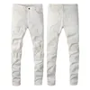 Designers pour hommes jeans Amirir jean en détresse du motard déchiré de jean droit mince pour les hommes imprimé pour femmes pantalon skinny homme skinny