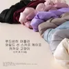 Luxury Brand Women Fashion Scarf Plain Solid Silk Linen Shawls Scarves Summer Lady Bandanas Pashmina Foulard Hijab 180*90Cm 240415