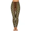 Активные брюки Tiger Print Yoga Women Animal Black Stripes Леггинсы выталкивают повседневные леггинсы быстро вымирают Custom Fitness Sport