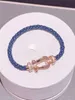 High quality Classic Bracelet designer Jewely buckle rose gold bracelet fashionable and elegant high-end internet 2024 new light luxury best friend gift