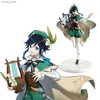 Action Toy Figuren Anime Genshin Barbatos Abbildung Anemo Wind Statue Action -Figuren Genshin Impact Wendy Venti Figurine Sammlung PVC Modell Spielzeuggeschenk Y240415