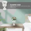 Vazen Frans landdecor Flowerpot regelen vers gedroogde jug huishouden bloemen vaas tuincontainer wit kantoor bruiloft urn