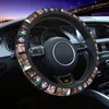 Steering Wheel Covers Gorillaz Collage Cover 37-38 Universal Rock Elastische Auto Decoration Car Accessories