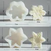 Baking Moulds Soap Molds Candle Mould Silicone Crafts Snowflake Shaped Material 2 Styles Perfect Gift For Lover