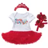 Cartoon Newborn Jumpsuit Crown Letter