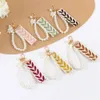 Keychains Lanyards Vintage Artificial Pearl Bracelet Keychain Leaf Ribbon Keyring For Women Cute Bag Trinket Headphone Case Accessories Gift