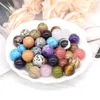 Decorative Figurines 18mm Small Ball Natural Gemstone Reiki Healing Stone Round Bead Crystals DIY Necklace Bracelet Handwork Accessories