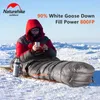 屋外キャンプ旅行ウルトラ軽量ガチョウ冬の防水肌に優しい温かい寝袋240328