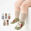 5Pairs Toddler Born Socks Botton Spring Soft Elasty Girl Atumn Infant Boy Kids Sock 0-5T 240409