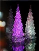 Mini beautili mini acrilico cristallo ghiacciato Crystal Cambiamento Lampada Light Decoration Regalo dell'albero di Natale Desta a led Lampada Decortable LI4770679