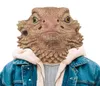 Desert Spiny Lizard Mask Animal Head Mask Halloween Costume Pretend for Adults 2207041393293