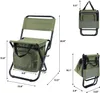 Fishing Chair with Cooler Bag Foldable Compact Fishing