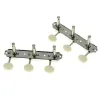 Guitar Nickel w/ Ivory Vintage 3 on a Plate 3x3 Guitar Tuning Keys Tuners for LP SG JR Guitar Tuning Peg