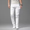 Мужские джинсы дизайнерские джинсы дизайнерские джинсы мужская прямая подсадка Slim Fit Spring/Loment тонкие брюки.