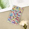 Opslagflessen 12 vellen DIY Acryl Strass Stickers Crystal Zelfklevende Sticker Creatieve decoratieve diamant