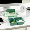 Contenitori per la scatola da pranzo per le stoviglie Contenitore portatile a prova di perdite con 5 compartimenti Accessori da cucina multiuso