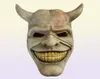 Party Masks Horror Black Telefon Mask Cosplay Scary Grabber Evil Killer Lateks Helmet Halloween Costume Props 2303025783183