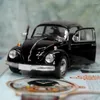 Estatuetas decorativas 2024 1:32 EST CHEGA RETRO RETRO VINTAGE BEETLE DIECAST PURNAR MODELO DE CAR