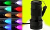 Färgbyte Gadget RGB LED Torch 3W Aluminium Alloy Edison Multicolor Rainbow Torch för Family Party Vacation279P2043479