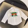 Boys Designer Spring Summer Fall Shirt Long Sleeve Shirt 2024 New Baby Style Boys Fashion Kids 90-150CM D1