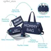 Bolsas de fraldas Pangdube 5pcs/conjunto mamãe saco de fraldas de bebê à prova d'água para acampamento Bolsa de mamãe de fraldas para carrinho de maternidade Bola de moda L410