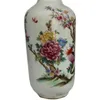 Decorative Figurines Chinese Old Porcelain Ornaments Pastel Phoenix Peony Map Vases