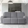 Couvre-chaise 8 pcs Sofa Velvet Sofa - Reckin lavable machine pour 3 coussins couchés couchés