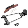 Cavi Altezza Rilegabile Bridge in legno Set per 6 corde Archtop Jazz Guitar Music Equipment Accessori Attaccamento