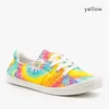 Fitness Shoes SWONCO Canvas Vulcanize Women Summer Sneakers Flower Print 2024 Light Weight Female Flat Comfortable