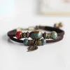 Andra armband National Wind Restoring Ancient Ways Is High Temperation Glaze Ceramic Handmade Trinets Womens Fashion Armband #1077L240415