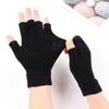 Cykelhandskar Sparsil Kvinnor Män halvfinger Cashmere Glove Kort ull stickad handledsgreet Vinter varm unisex stretch fingerlös