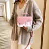 Tas 2024 Koreaanse piano design damesschouder pu lederen messenger handtas mode strakke make -up pocket munt portemonnee