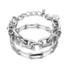 New Minimalist Alloy U-shaped Chain Bracelet for Men and Women's Jewelry