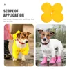 Dog Apparel 4 Pcs Rubber Water Proof Boots Rain Waterproof Dispposable Covers Pet Shoes For Dogs Snow