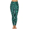 Active Pants Green Cheetah Spots Print Yoga Lady Leopard Skin Christmas Gift Leggings Push Up Legging Quick-Dry Gym Sports Tights