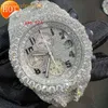 Wrist Diamond Gold Sier Men Hip Hop with Case Jewelry Gifts Bust Down Custom High Quality Watch