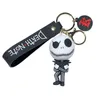 Christmas Eve Horror Halloween keychain Pumpkin Man skeleton cartoon figure car key party gift pendant