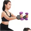 Wrist Support Adjustable Weights Waterproof Breathable Set With Thumb Loop For Strength Training Ergonomic Design Fitness Drop Deliver Dh7Vr