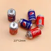 Charms 10pcs 3D Cola Getränk Flaschenharz Drop Anhänger Getränk