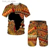 Ensembles de vêtements Hot Vendu African Celebrity Style 3D Print Kids Sets Fashion T-shirts Board Board Shorts TEES TOPS HARAJUKU BARCHES GRIPLES SUITS T240415