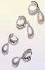 Veri orecchini di perle d'acqua dolce per donne925 Girlli di gioielli sottili argento perle naturali White Trendy White 2106186288116